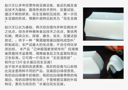 遼寧正宗水蛋白花生豆腐 長沙春飛食品科技公司的技術開發與高清視覺呈現